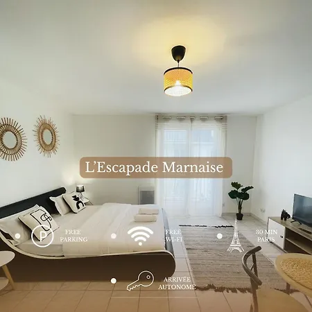 L'escapade Marnaise - Proche De Paris شقة نويلي-سور-مارن